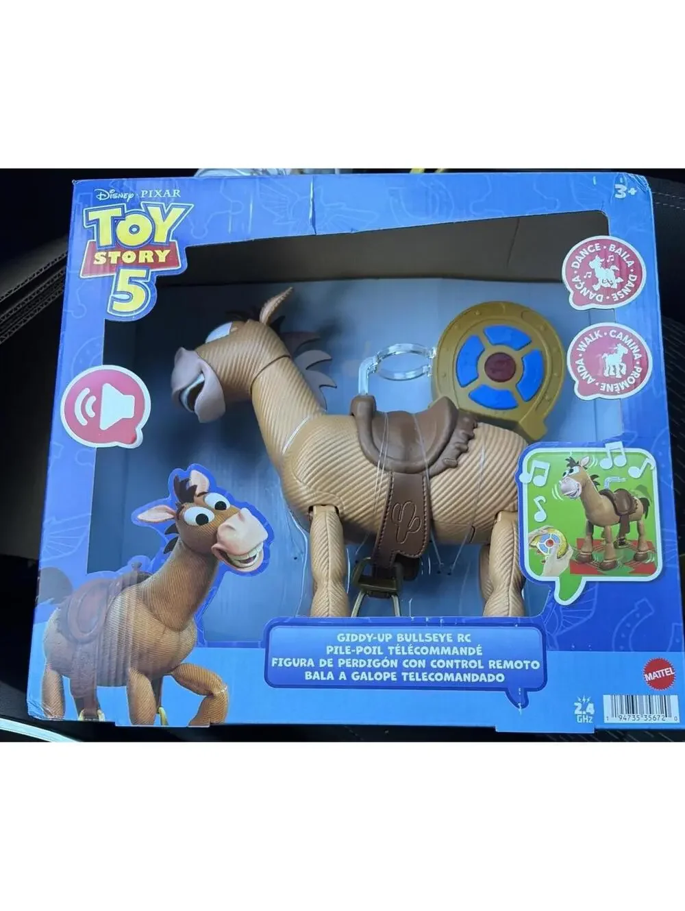 Disney Pixar Toy Story 5 Giddy-Up Bullseye RC Remote Control Horse Toy